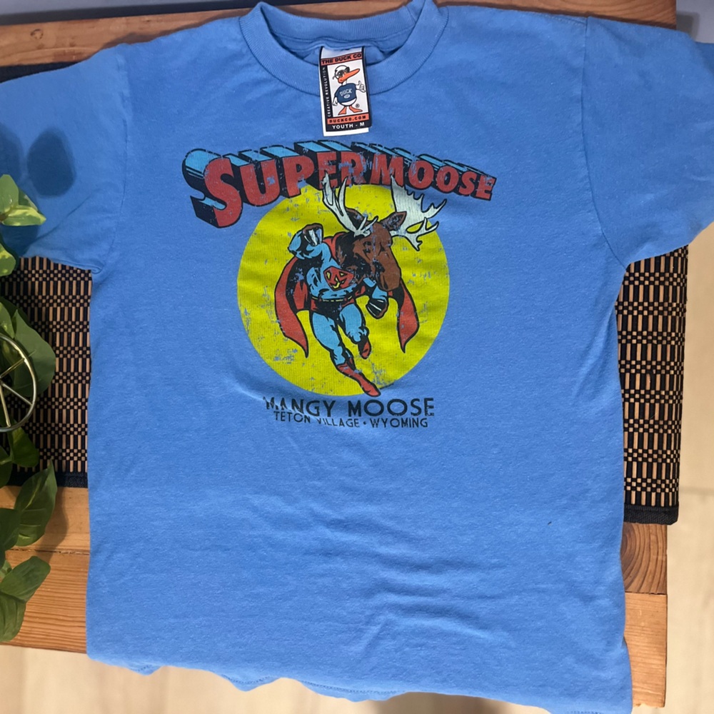 Super Moose Kids Long Sleeve Tee - Blue
